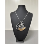 Kaelaehe hõbe ketiga